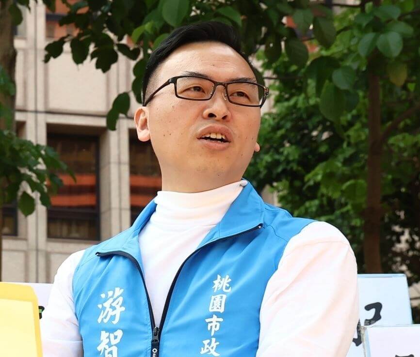 新黨副秘書長游智彬。（中央社檔案照片）