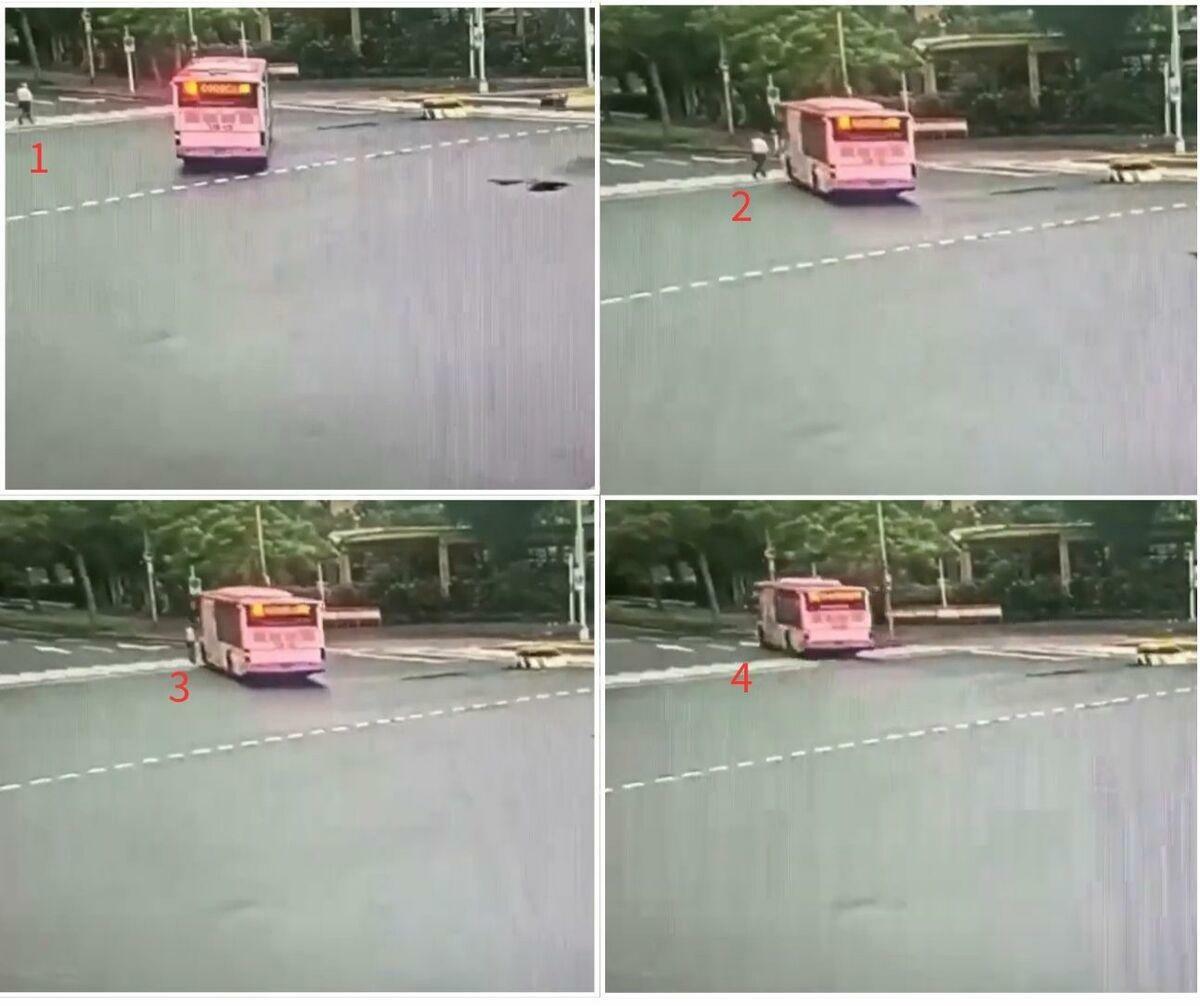 部桃醫師周佳正過斑馬線遭公車撞亡，中正一分局籲駕駛應禮讓行人，肇因仍待釐清。 圖：翻攝畫面／新頭殼合成