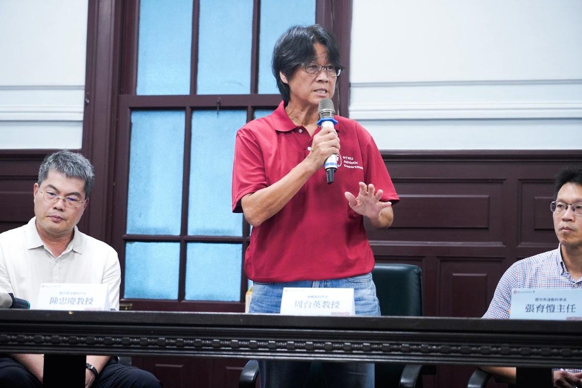 台師大「抽血案」教練周台英。 圖：張良一 攝影