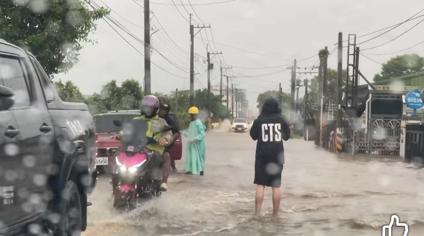 薇帕颱風外圍環流近日挾帶豪雨，台東南王地區再度發生嚴重積水。 圖：翻攝自 台東臉書災害通報