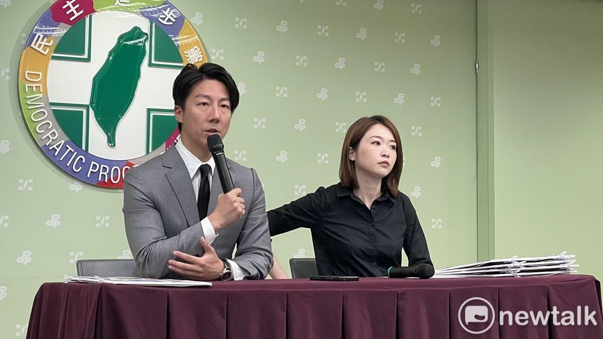 民進黨發言人吳崢說，各行各業都認為藍白掌控立法院脫序暴走，已經到大家無法容忍接受的程度。 圖：高逸帆／攝