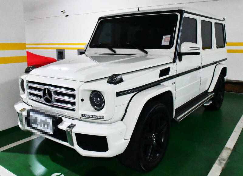 前名模涉詐挪善款，名下豪車將在 29 日進行拍賣。 圖：士林分署提供