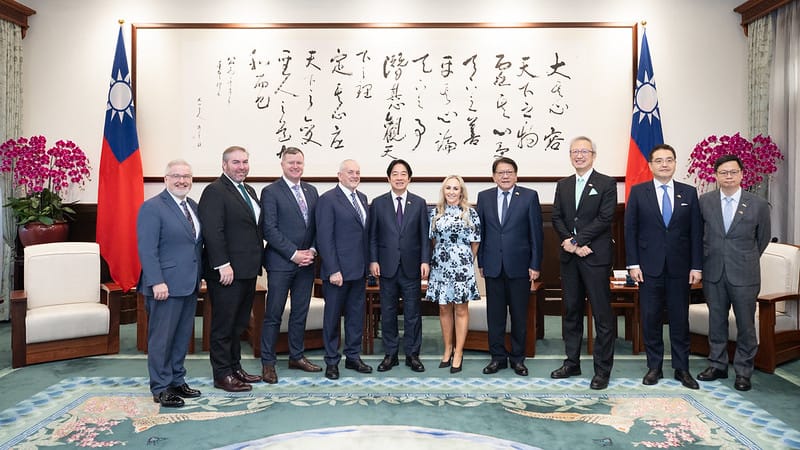 賴清德接見愛爾蘭跨黨派國會議員訪問團。 圖：總統府提供