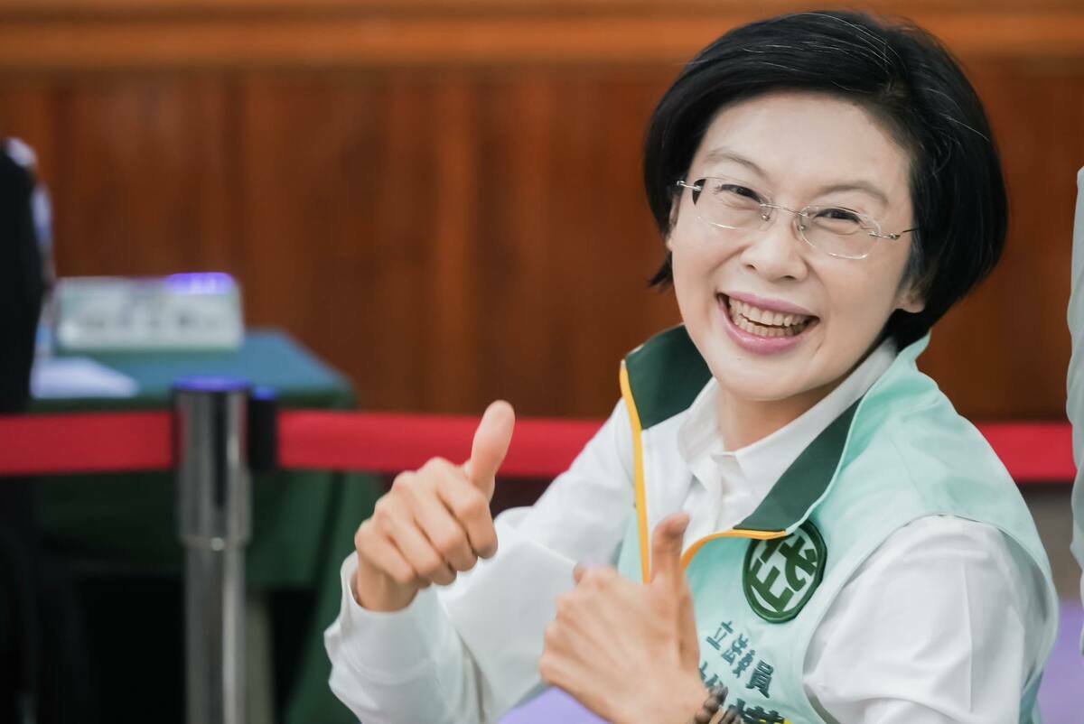 民進黨立法委員林岱樺。 圖：翻攝自林岱樺臉書