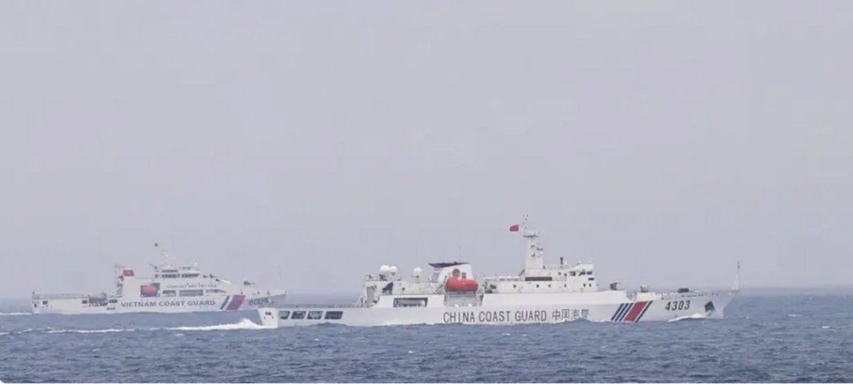 中越雙方近年較為頻繁的海軍合作，如北部灣聯合巡航、海上搜救等。 圖：翻攝自 軍哥漫談