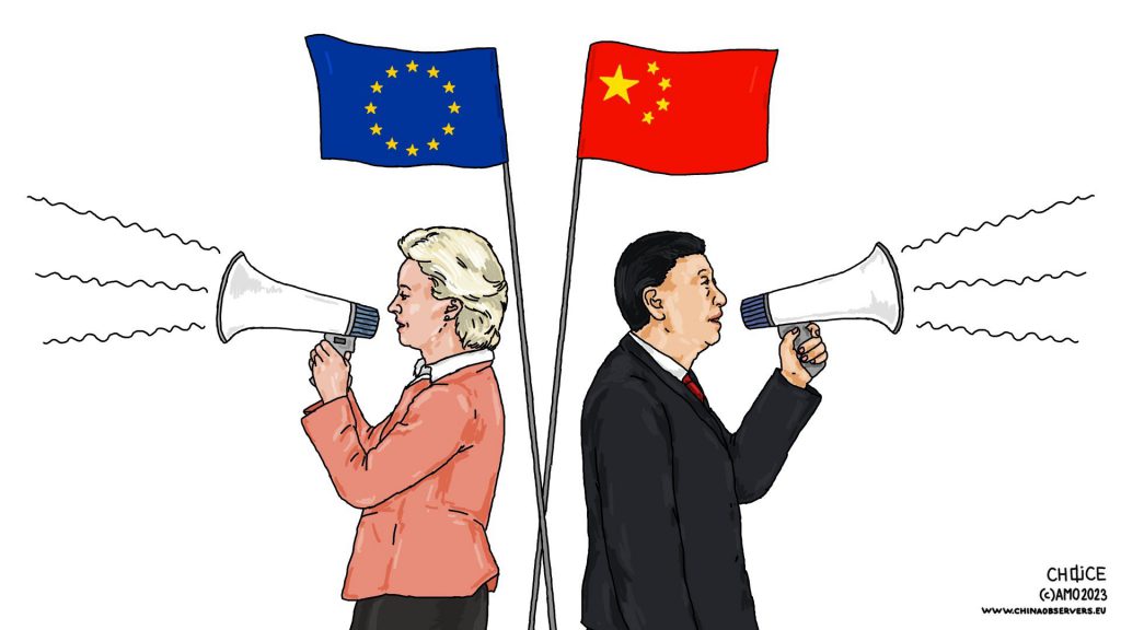 歐盟雖重申中國仍是重要合作夥伴，雙方將持續維持接觸與對話，但也坦言目前歐中貿易與投資關係已處於「不可持續」狀態。 （圖: 翻攝自ChinaObservers @chinaobservers）