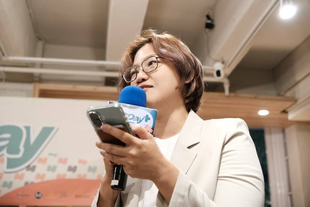 台灣智庫民調與輿情中心主任郭玫岑。 圖：Y’s Day「週三青年日」提供