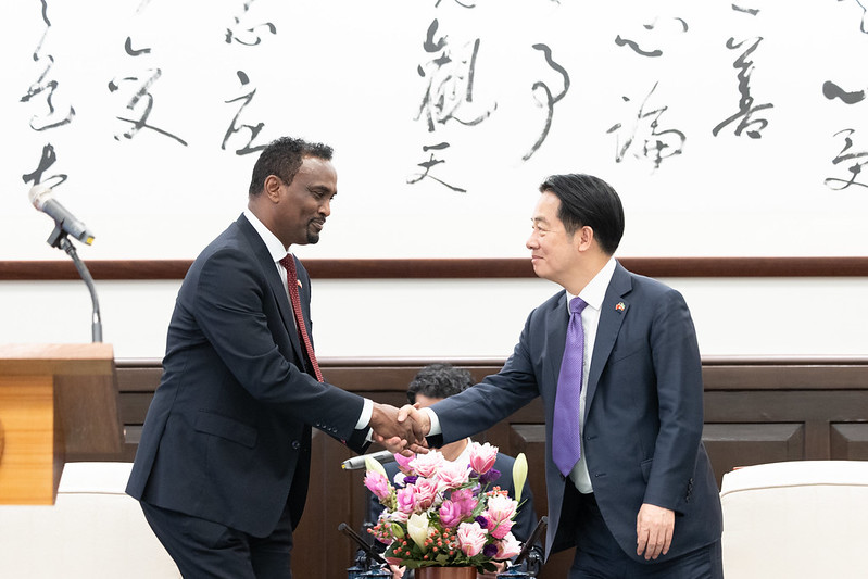 賴清德期盼深化與索馬利蘭的雙邊關係。 圖：總統府提供