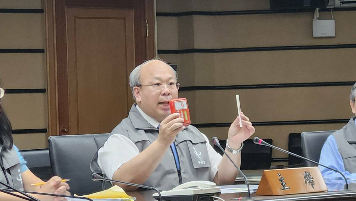中選會副主委陳朝建。 圖：蕭依岑/攝