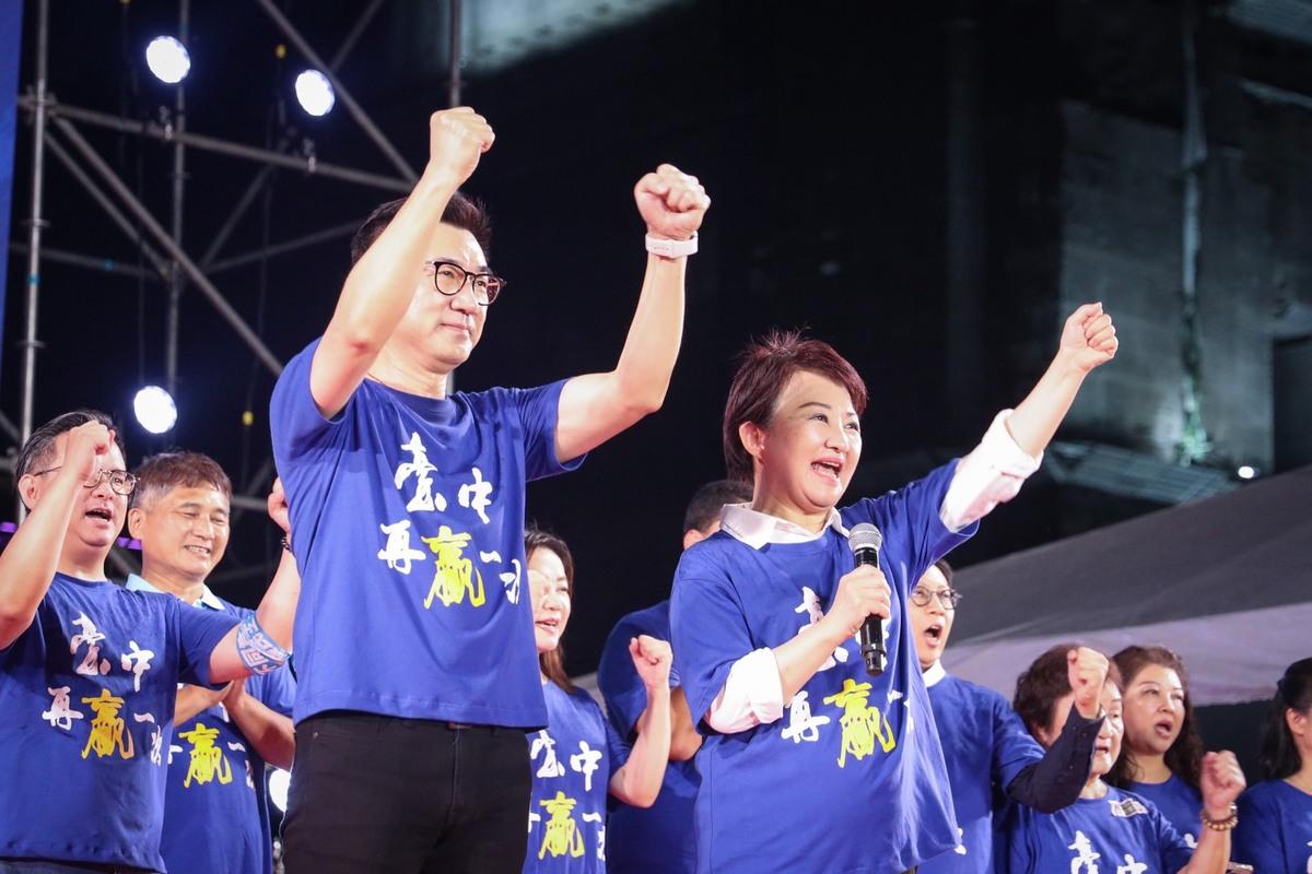 0726及0823兩波大罷免，都攸關盧秀燕及江啟臣進攻下一個大位。 圖：國民黨台中市黨部/提供
