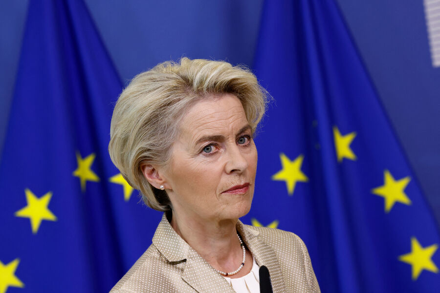 歐盟執委會主席范德賴恩（Ursula von der Leyen）。 圖：翻攝自 X