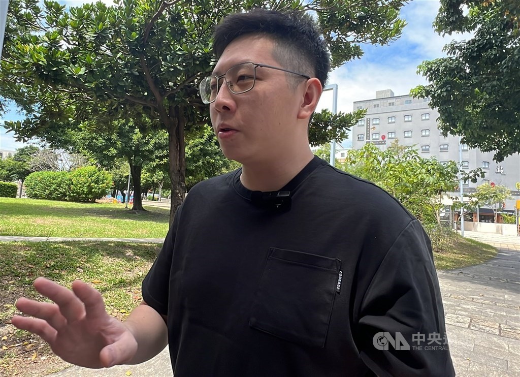 圖為前桃園市議員王浩宇。（中央社檔案照片）