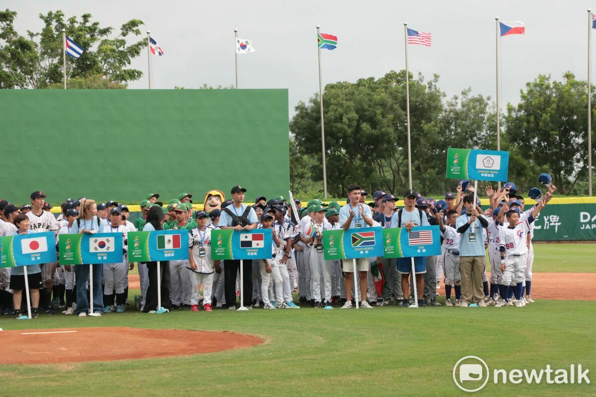 「2025第八屆WBSC世界盃少棒錦標賽」（VIII WBSC U12 Baseball World Championship）今日在亞太國際棒球訓練中心盛大開幕。 圖：台南市政府提供