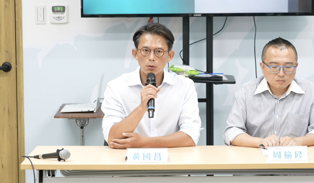 民眾黨主席黃國昌。 圖：民眾黨 / 提供
