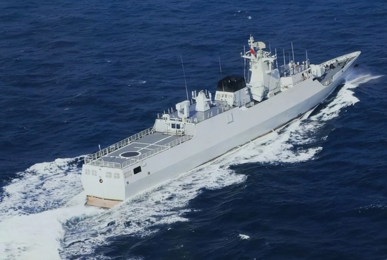 柬埔寨新型056護衛艦武裝齊全，試圖扭轉海軍劣勢局面。 圖：翻攝自 老王的工匠鋪