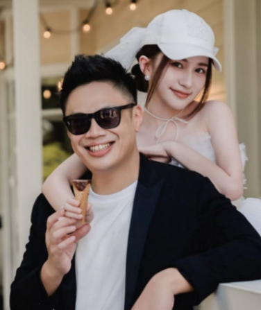 Lucy在去年3月與黑男結婚，平時經常在社群平台分享日常生活。 圖：翻攝自黑男IG