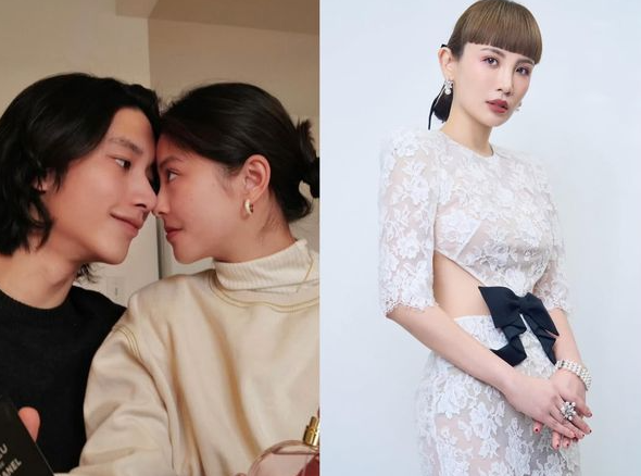 魏如萱(右圖)近期遭若盈(左圖右)點名，介入她與男友Ian的感情，引發不小爭議。 圖：翻攝自若盈、魏如萱IG
