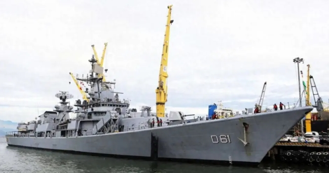 印度軍艦停靠越南峴港，並計畫訪問馬來西亞和菲律賓。 圖 : 翻攝自軍哥漫談
