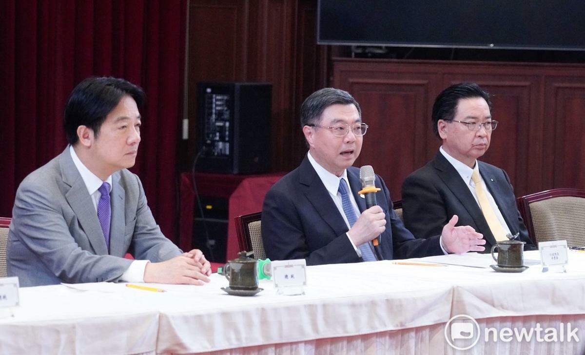 行政院長卓榮泰回應，因為還在談判階段，「我沒辦法說明投資的部份」，但今（1）天下午將邀集相關部會重新推估並因應現在的情勢，有具體結果會向大家報告。 圖：張良一/攝