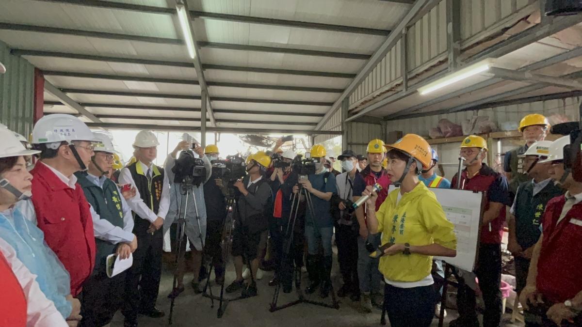 民進黨立委陳亭妃建議調高淹水補助 圖：陳亭妃辦公室提供