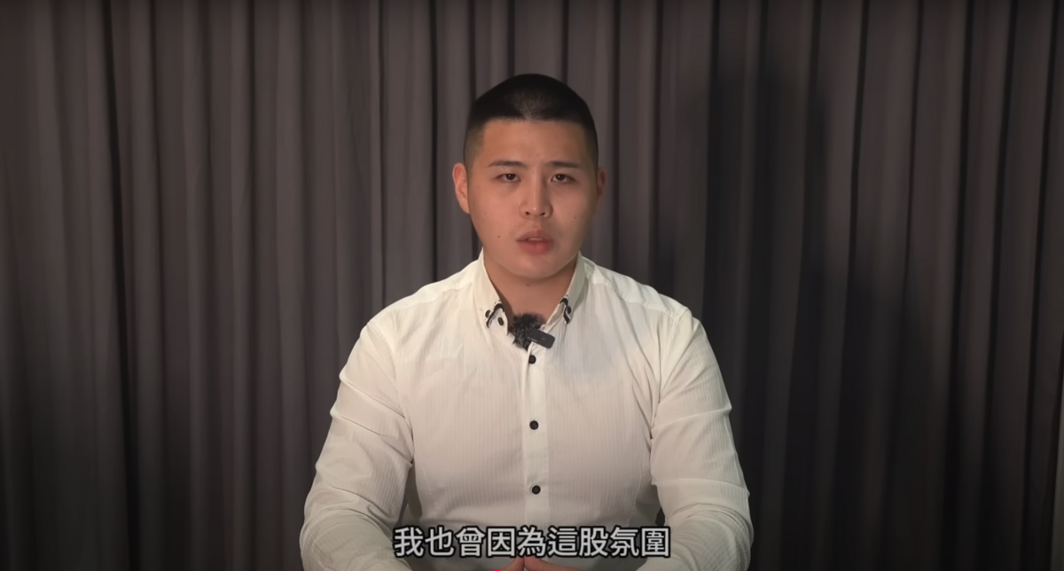 6日閩南狼又拍片踢爆八炯所拍攝統戰紀錄片存有不實內容。 圖：翻攝自閩南狼YT