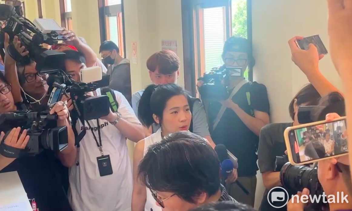 國民黨立委徐巧芯當天還在立法院外交及國防委員會外與其他綠委發生爭執。 圖：金大鈞/攝（資料照）