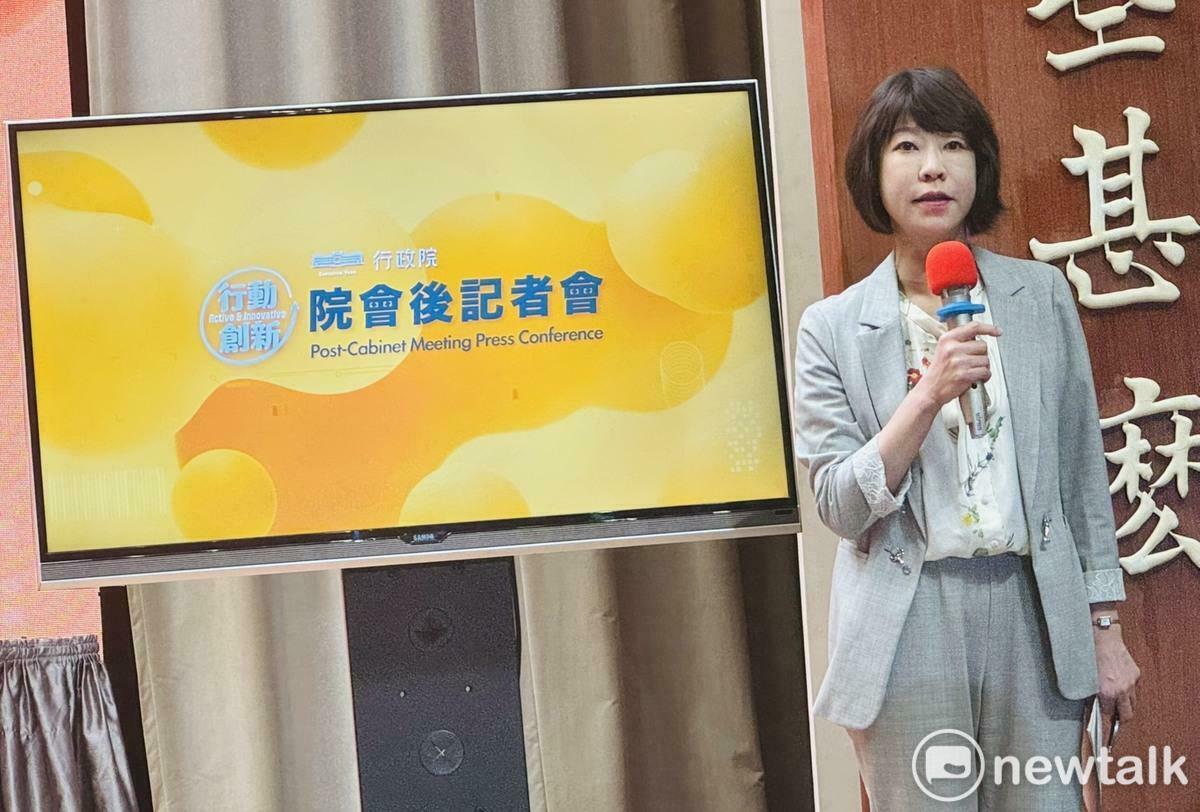 行政院經貿談判辦公室副總談判代表顏慧欣說，美國會不會針對半導體課徵100%關稅，仍有待最後正式的行政命令。但對談判團隊來說，一定會持續跟美國爭取在對等關稅談判中，把232條款及供應鏈合作一倂納入，不影響接下來談判的策略跟步驟。 圖：謝莉慧/攝