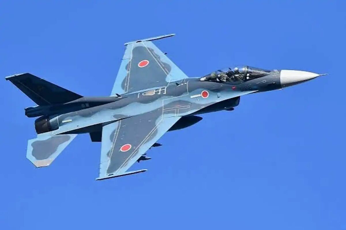 日本航空自衛隊一架 F-2 戰鬥機今日（8 月 7 日）中午 12 時 30 分左右在茨城縣外海執行訓練任務時不幸墜海。 圖:翻攝自X帳號@TheDailyCPEC