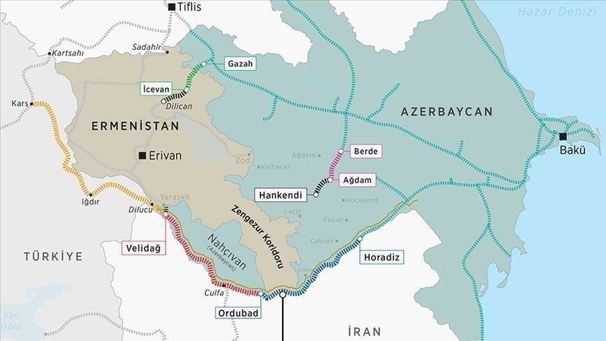 納戈爾諾—卡拉巴赫（ Nagorno-Karabakh ）是被亞塞拜然三面包圍的爭議地區。 圖：翻攝自X