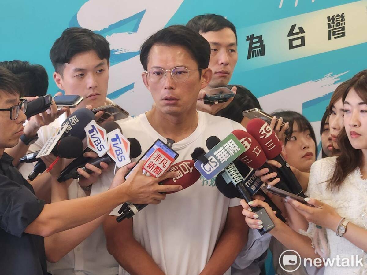 民眾黨主席黃國昌說明執行柯文哲所設下的兩年條款的原因。 圖：黃建豪 / 攝（資料照）
