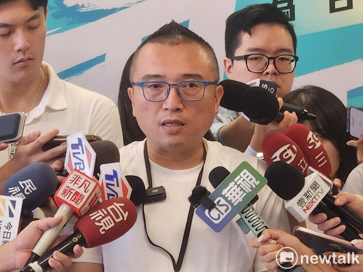 民眾黨秘書長周榆修。 圖：黃建豪/攝