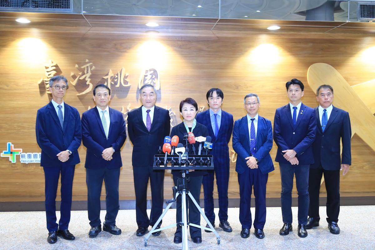 台中市長盧秀燕率市府團隊訪問澳洲，今（11）日清晨返抵台灣。 圖：台中市政府/提供