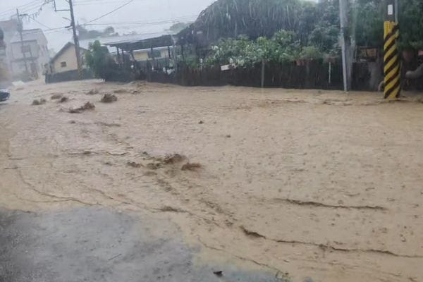 彰化社頭鄉昨日暴雨造成淹水災情。 圖：翻攝自臉書社團/經典小鎮社頭