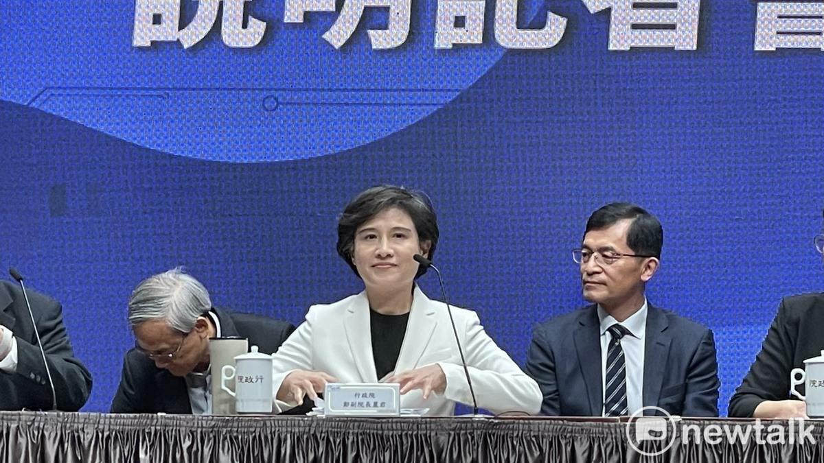 行政院副院長鄭麗君。 圖：高逸帆／攝