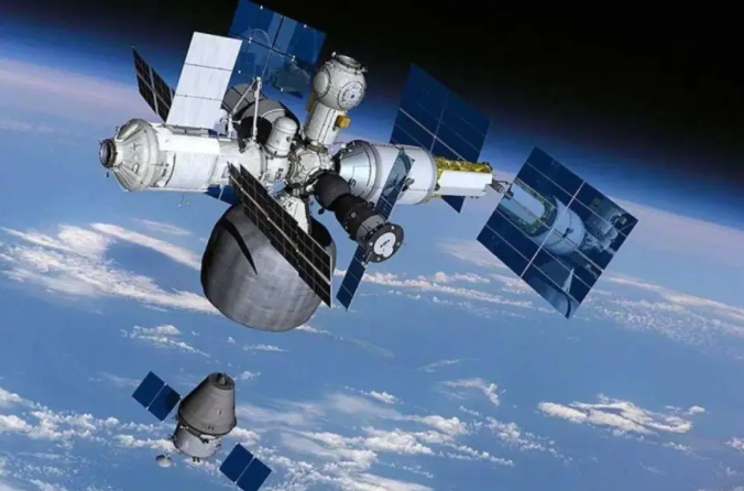 未來俄羅斯太空站效果圖。 圖:翻攝自紅星新聞