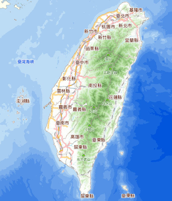 高雄、屏東及台東地區共有14處公路實施預警性封閉。 圖：翻攝自公路局智慧化省道即時資訊服務網