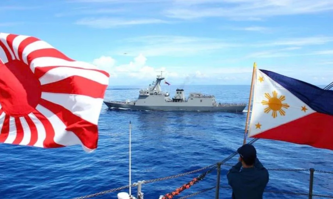 菲律賓海軍與日本海上自衛隊演習。 圖：翻攝Philippine Navy