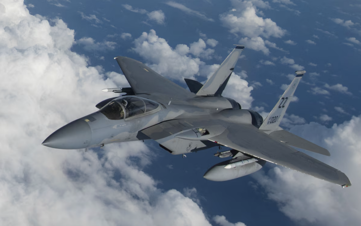 美軍F-15D「鷹式」戰機。 圖：擷取自「美國空軍」官網