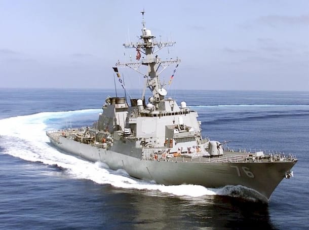美軍導彈驅逐艦希金斯號。 圖 : 翻攝自維基百科