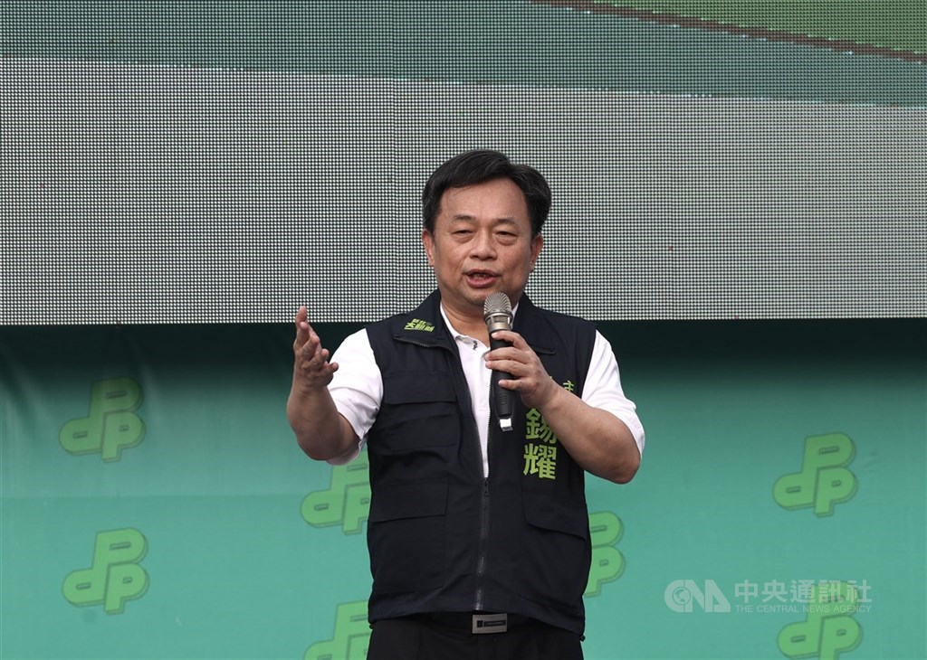 圖為前民進黨秘書長林錫耀。（中央社檔案照片）