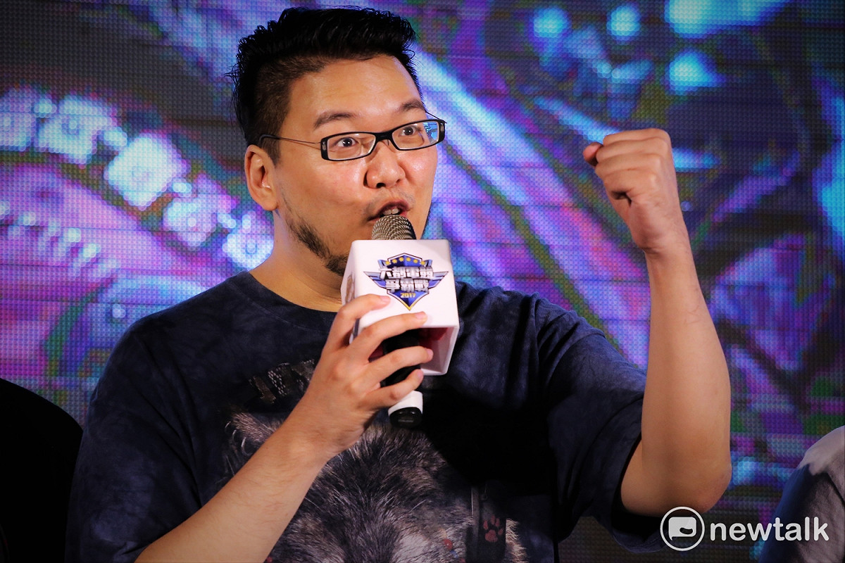 傳奇打野選手「Lilballz」宋寬柏表示，雖然沒有勝算，但是會盡全力打比賽。 圖：蔡幸秀/攝