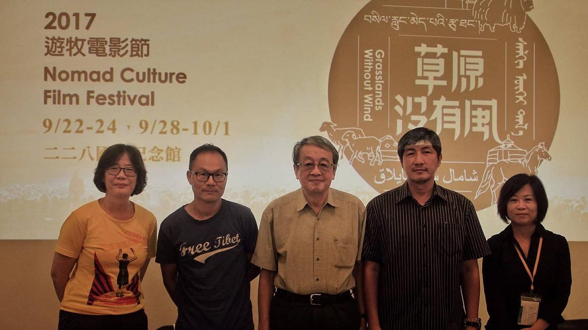 台灣維吾爾之友會理事長林保華、允晨文化總編輯廖志峰也都出席記者會，對影展能夠收集到不同層面議題的影片，文化、宗教、人權等，從不同的角度完整地認識圖博、維吾爾及南蒙的議題，在台灣是非常難得的機會。 圖：台灣圖博之友會／提供