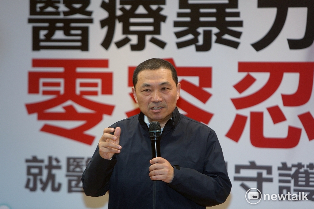 侯友宜對參選新北市長都不正面回應，不過李乾龍透露與侯談過，侯有強烈企圖心。 圖：王峻昌/攝