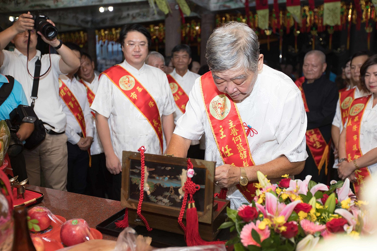 老大公廟關龕門儀式。 圖 : 基隆市政府/提供