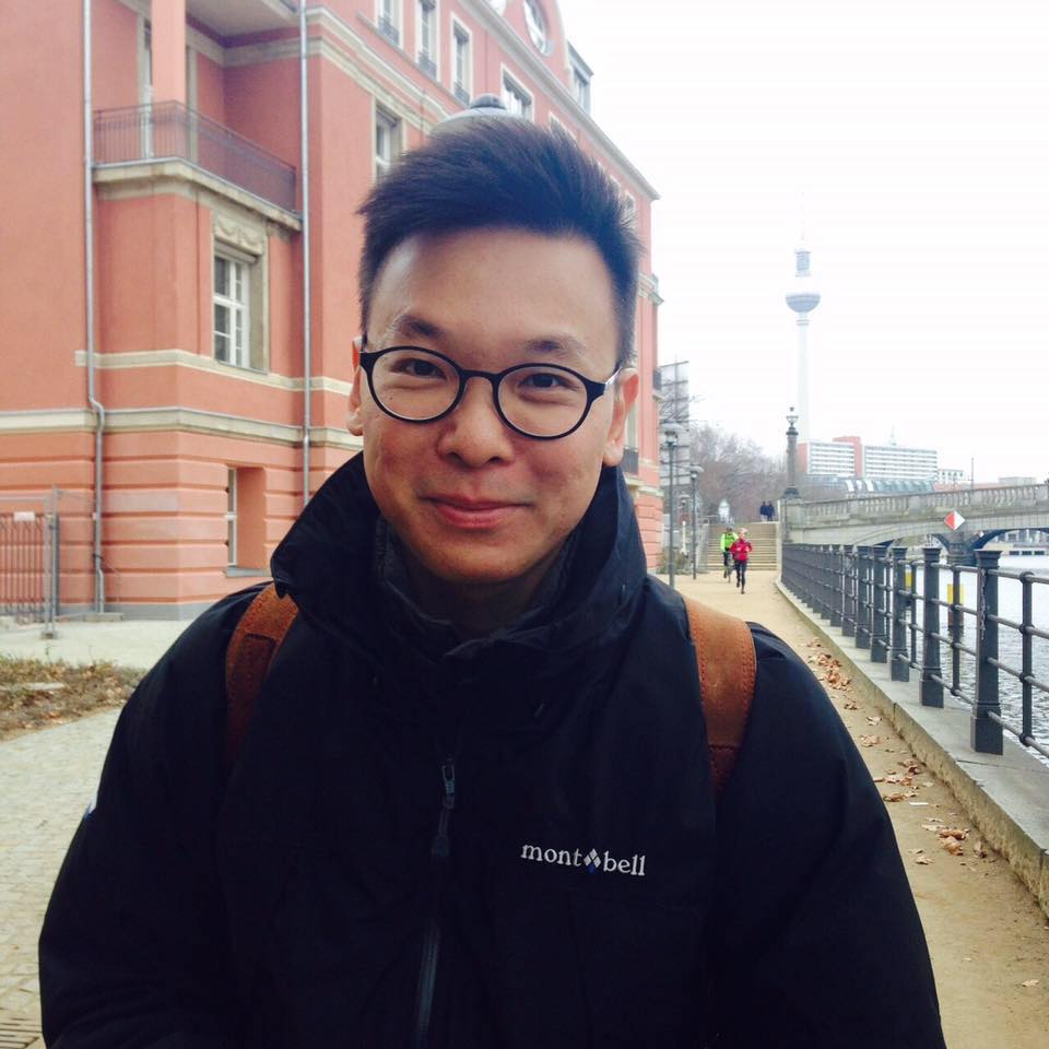 目前在英國進修的林飛帆。 圖：翻攝自林飛帆臉書