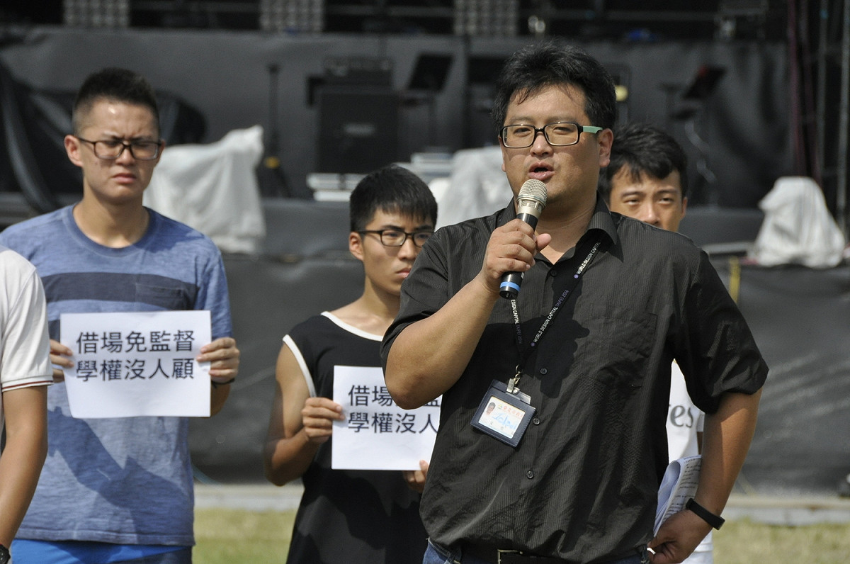 台北市文化局很怕受波及，忙著跟「中國新歌聲」劃清界線，並保證會要求負責場地的幕婕塔公司負責受損 場地修復。 圖:陳香蘭／攝