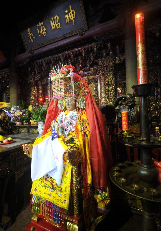 湄洲媽祖將在25日至30日於北北基各地巡安，媽祖神轎上更加設GPS衛星定位，讓民眾即時掌握媽祖行腳車隊動向。 圖 : 翻攝自中新社網頁