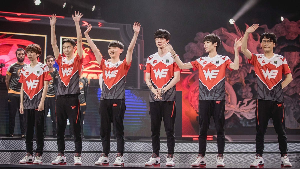 中國戰隊WE接連擊敗LYN和GMB。 圖：翻攝自 LoL Esports Photos flickr