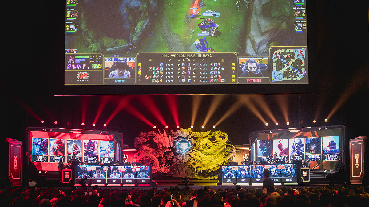 明（24）日將進行一次A、B組的循環賽事。 圖：翻攝自 LoL Esports Photos flickr