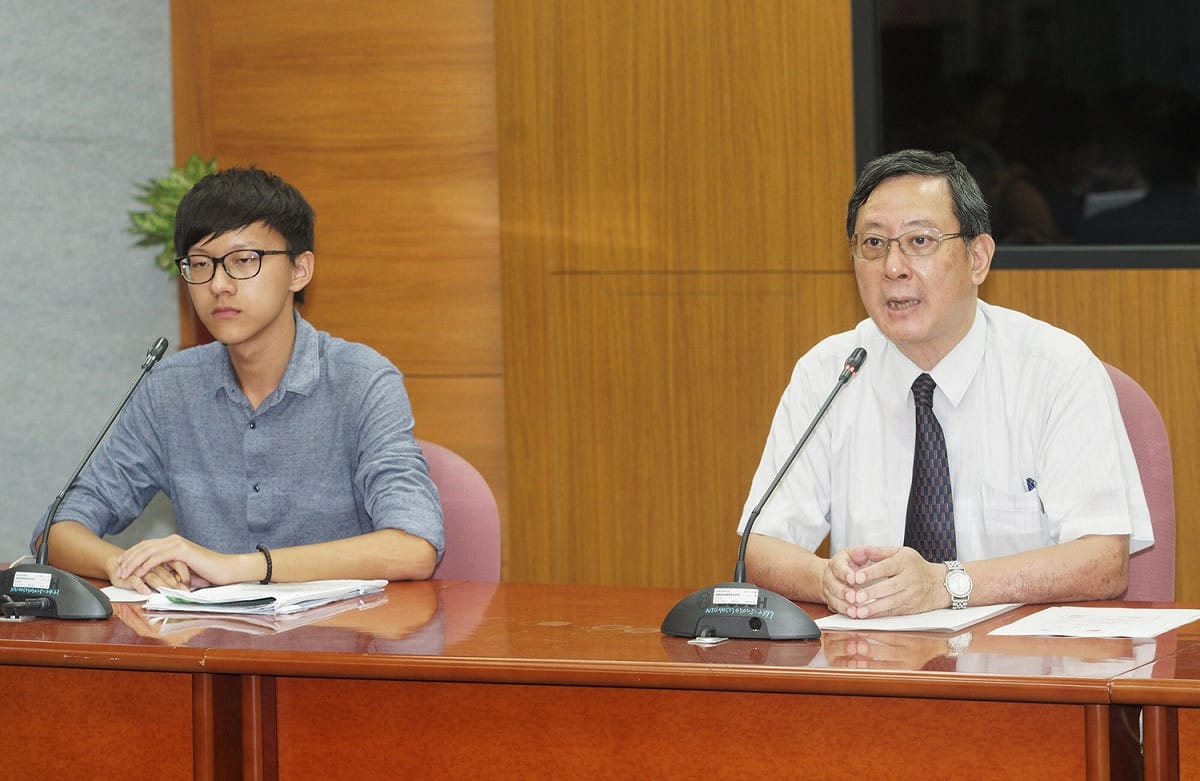 台大場地租借造成濺血事件，台大學生會並發表了共同聲明。 圖：張良一／攝